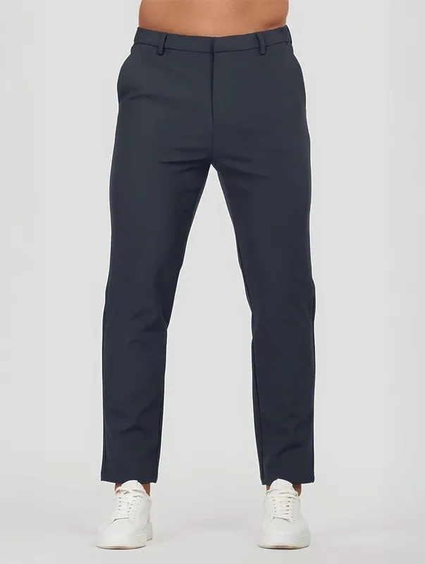 Navy Blue Stretch Pants