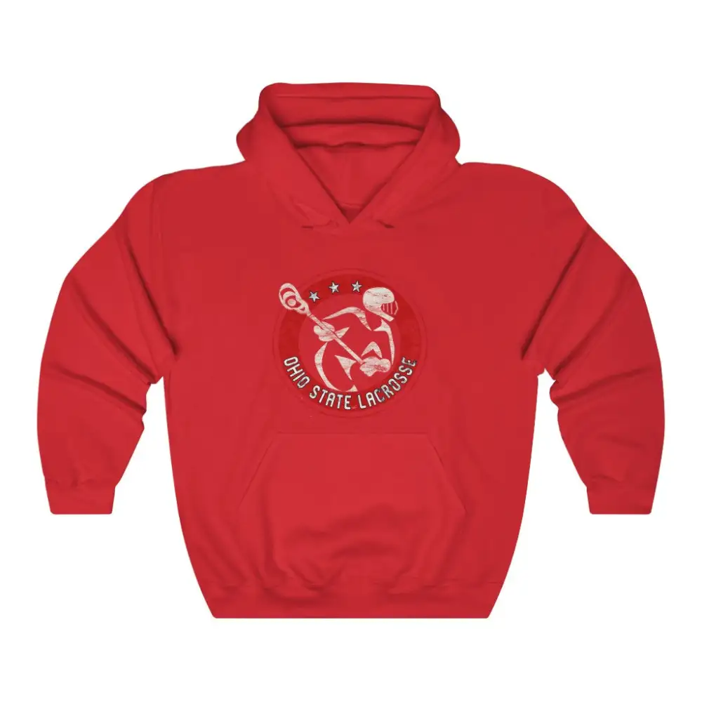 Everyday Vintage Player Lacrosse Graphic Pullover Hoodie