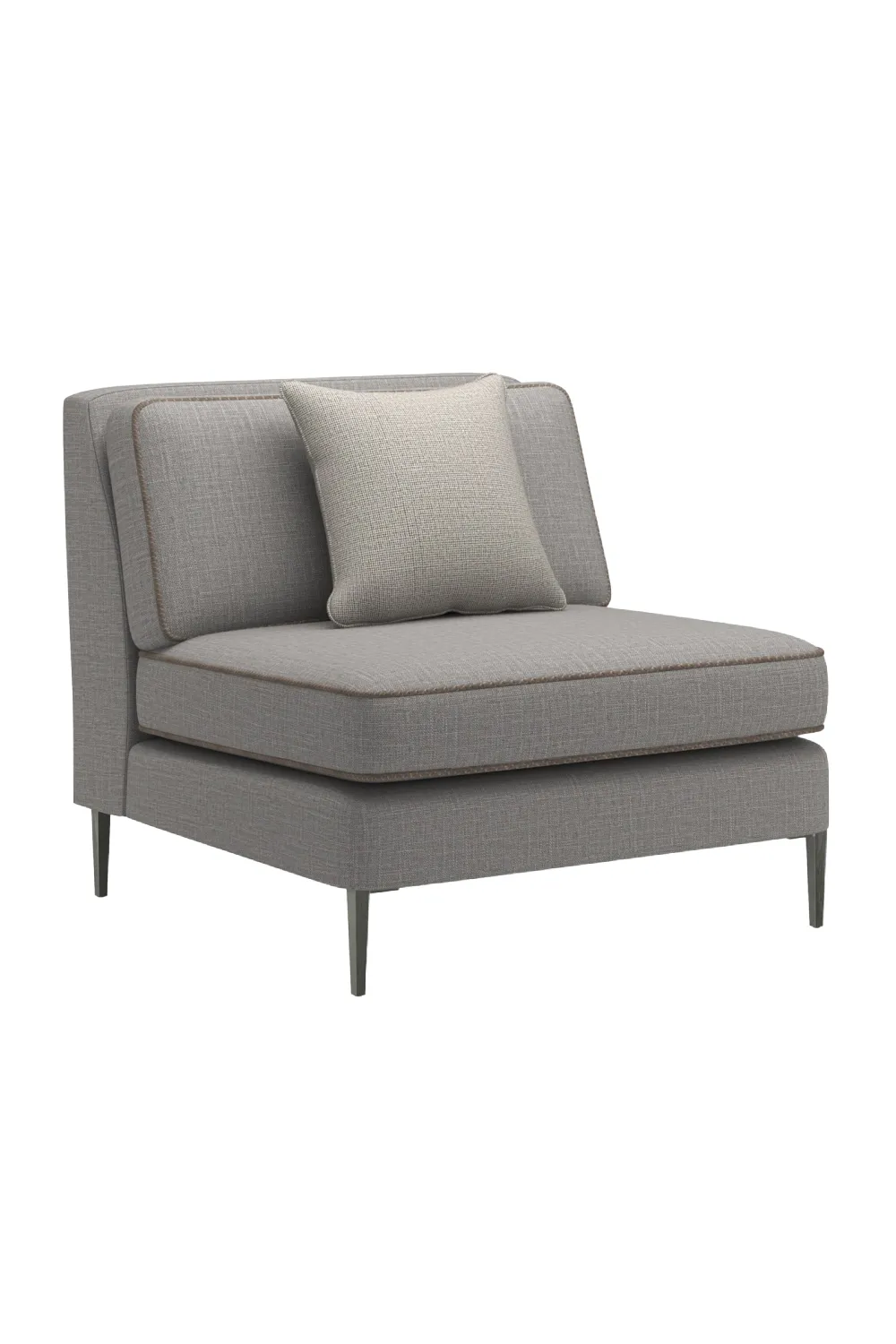 Modular Wool-Blend Lounge Chair