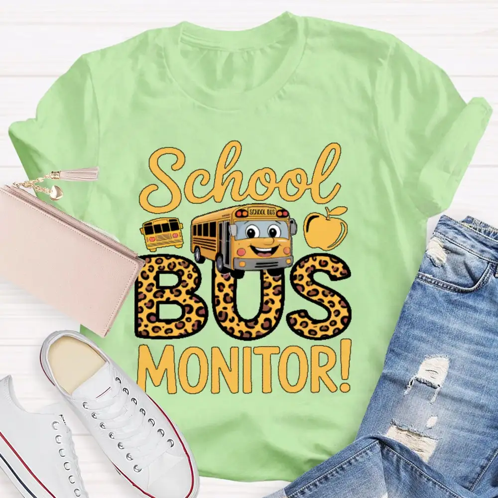 School Bus Monitor Life T-Shirt