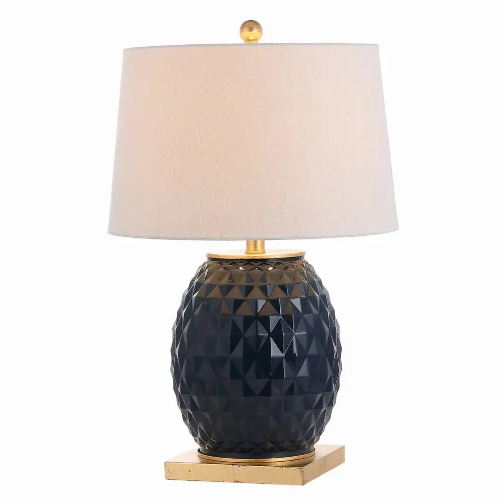LED Glass Metal Table Lamp