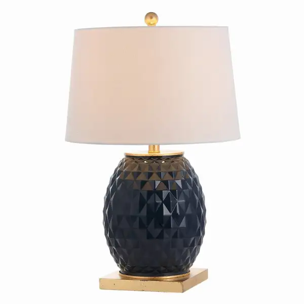 LED Glass Metal Table Lamp