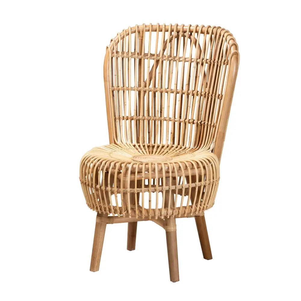Rattan Rods Lounge Chair