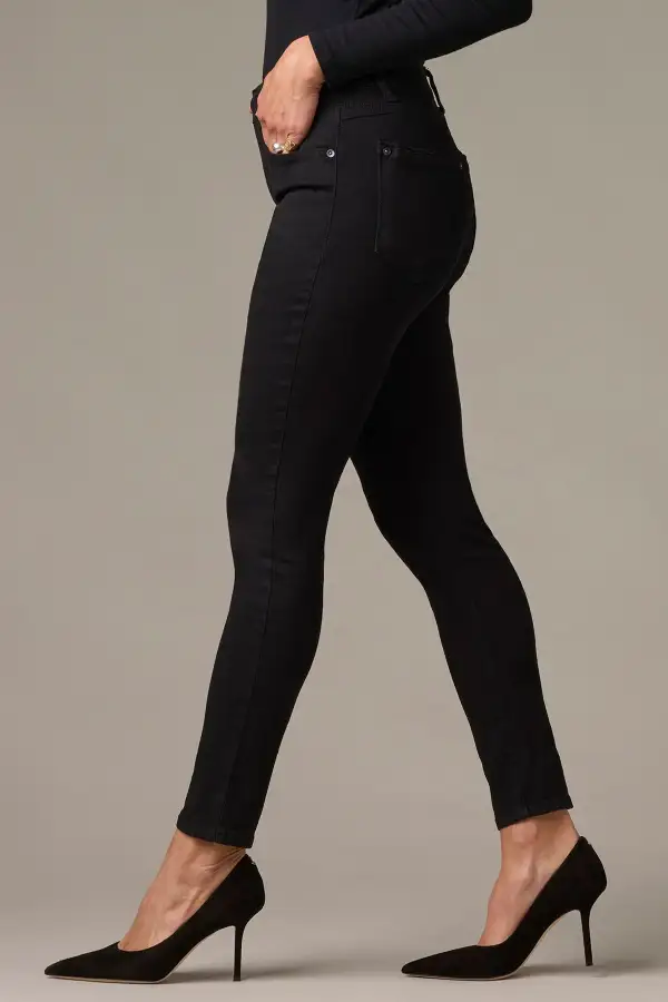 High Rise Ankle Skinny Jeans