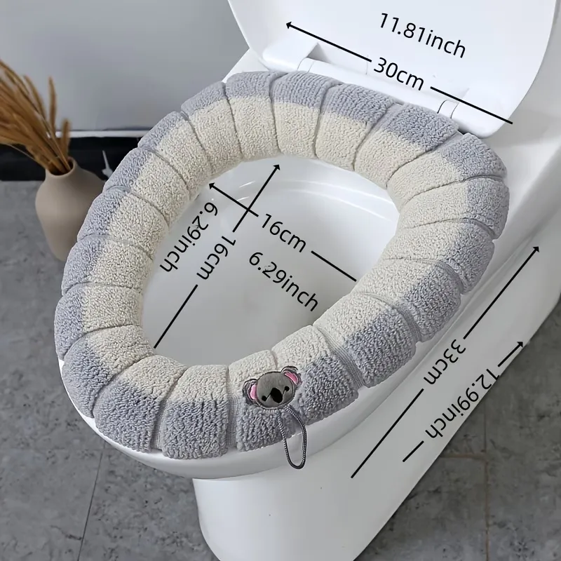 Non-Slip Toilet Seat Cushion