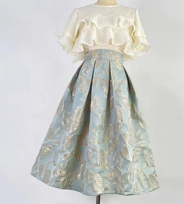 Refined Neat Everyday Casual Embroidered Skirt