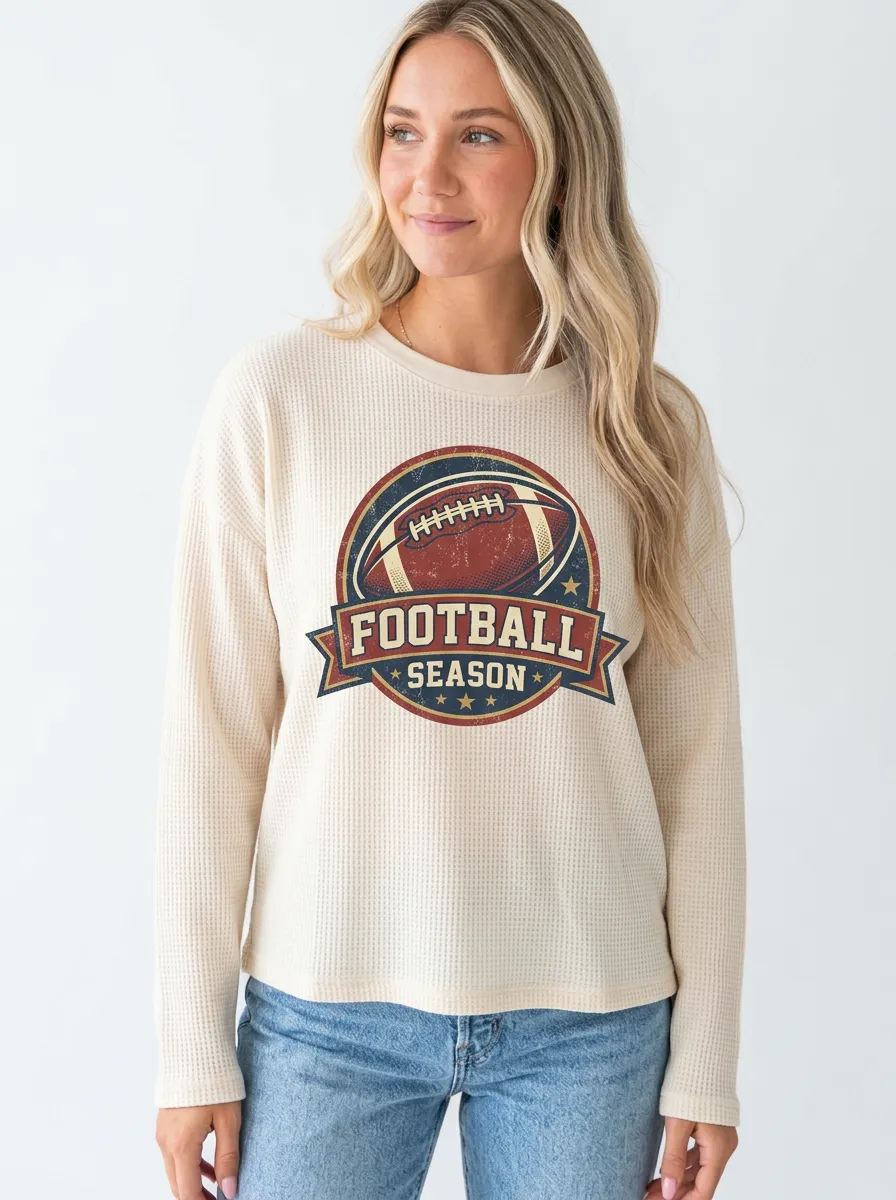 Football Graphic Casual T-Shirt