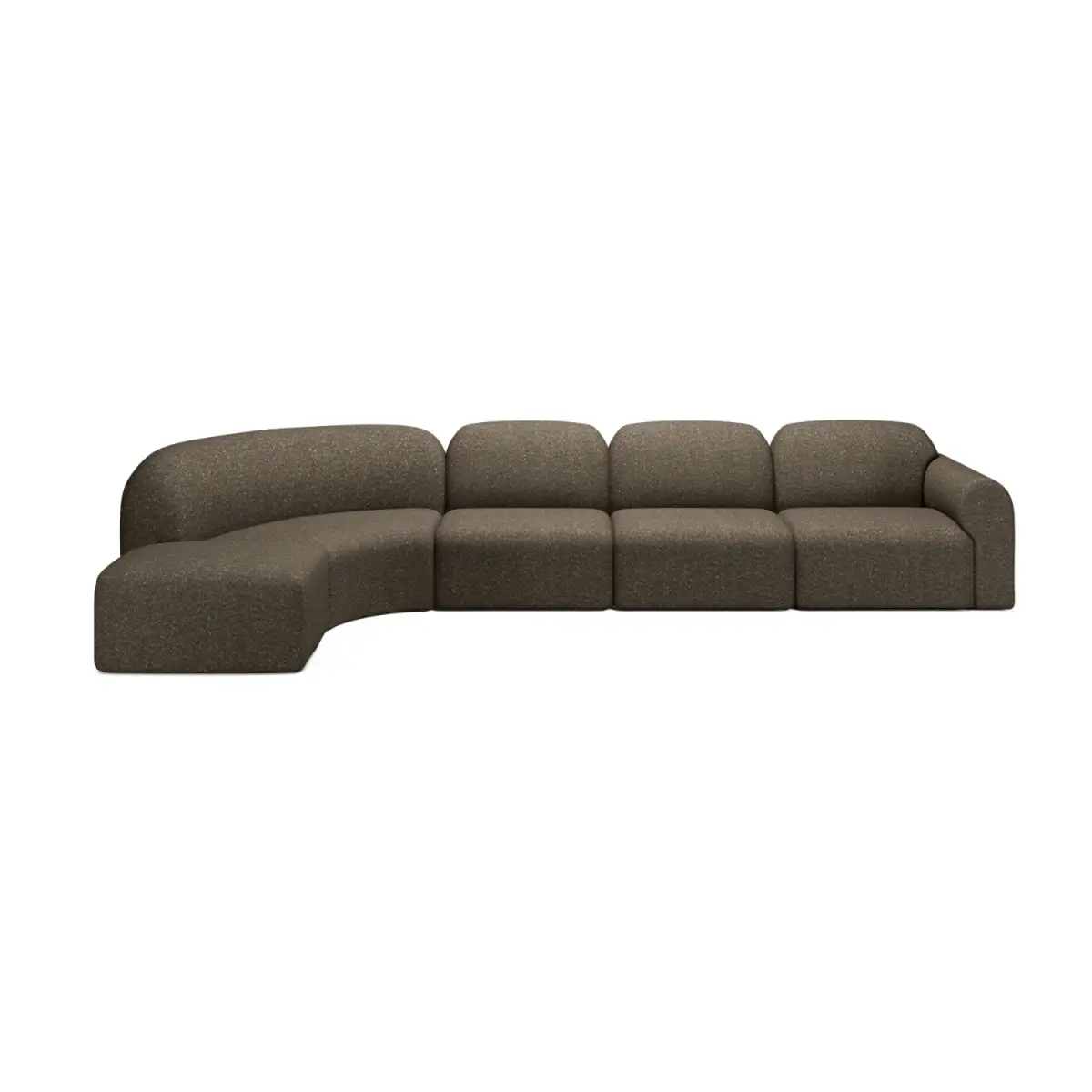 Modern Modular Curved Sofa