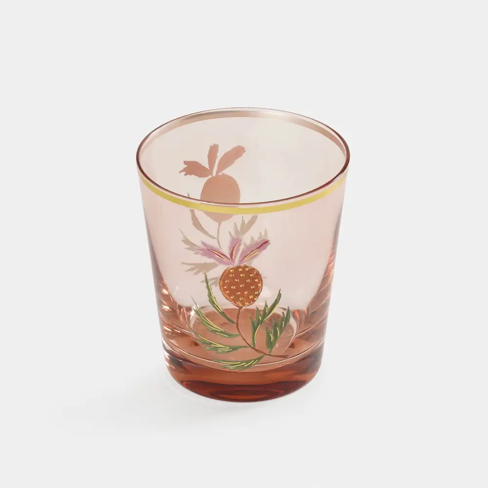 Multicolor Printed Drinking Glass Set