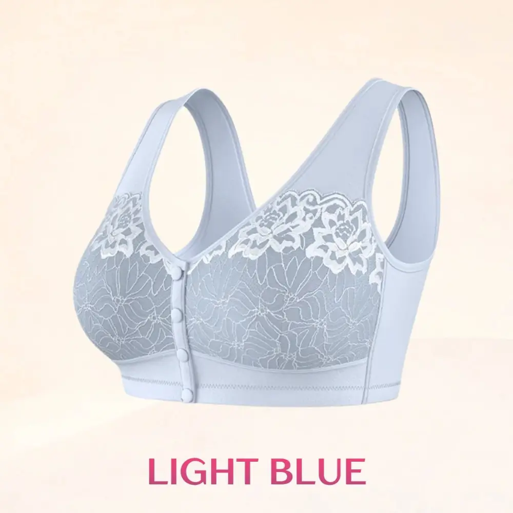 Front Closure Breathable Bra for Seniors