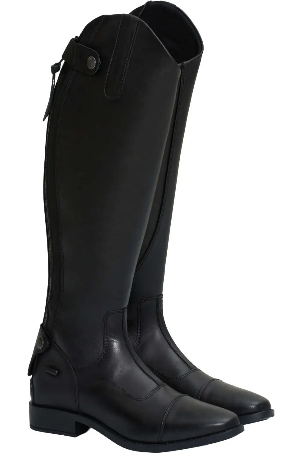 Faux Leather Riding Boots