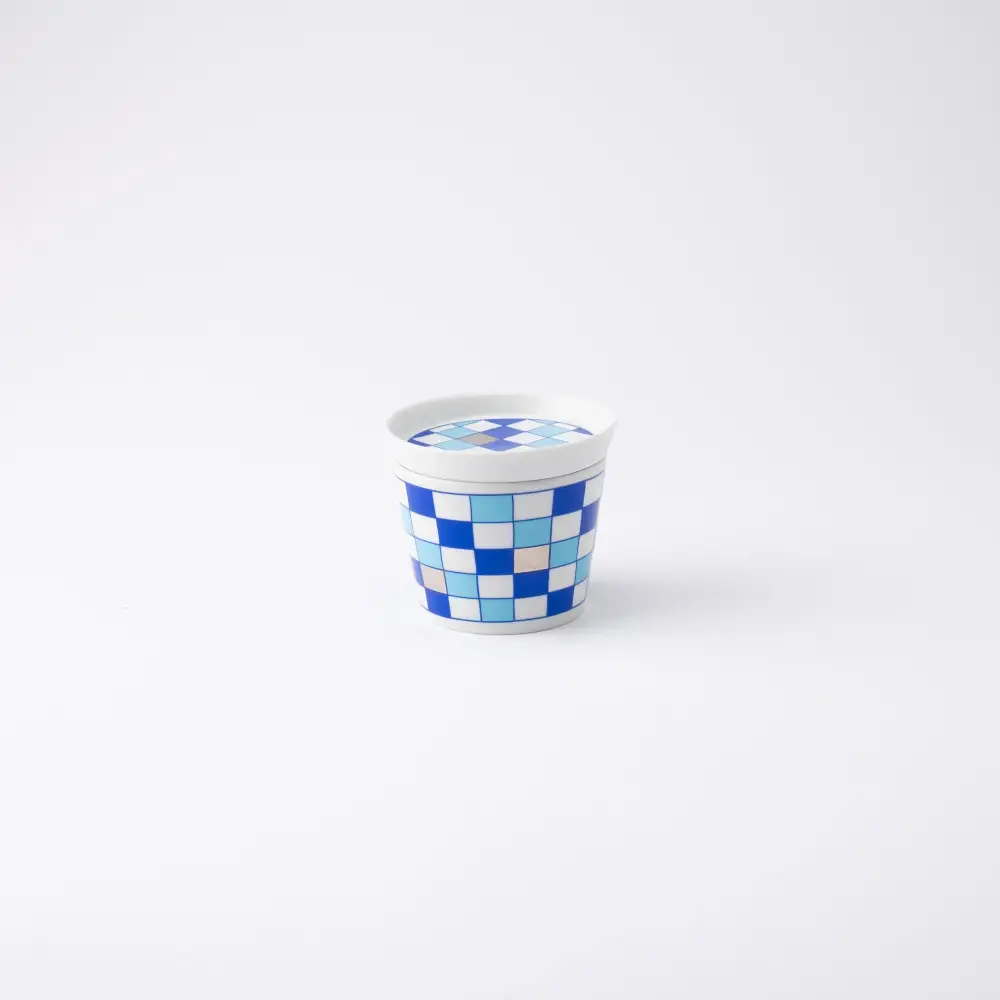 Checkered Dipping Cup Set