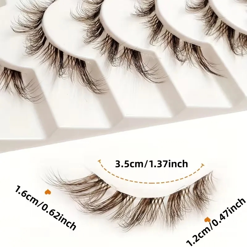 Multi-Pair Natural Brown Lash