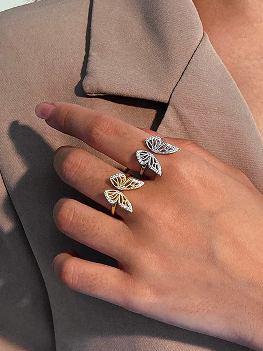 Josephine Diamond Butterfly Ring