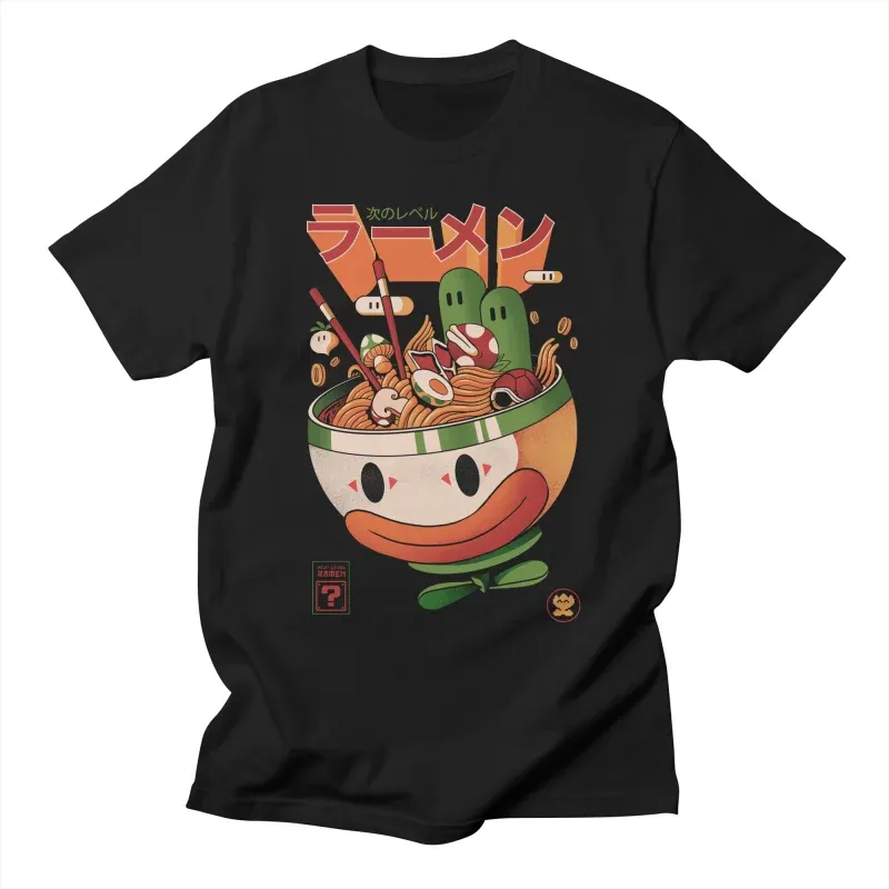 Cartoon Art Short-Sleeved Shirt