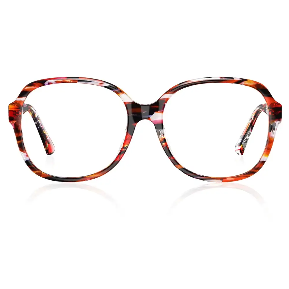 Modern Cut Square Full Rim Acetate Blue Light Eyewear