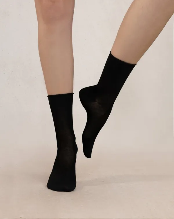 Cotton Velvet Twin Pack Socks