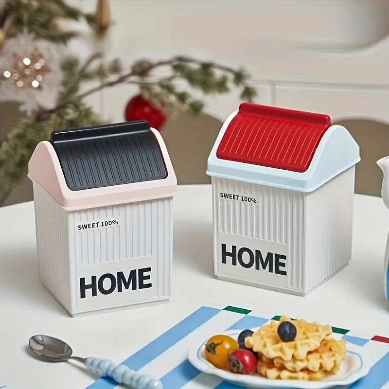 Mini Desktop Trash Can