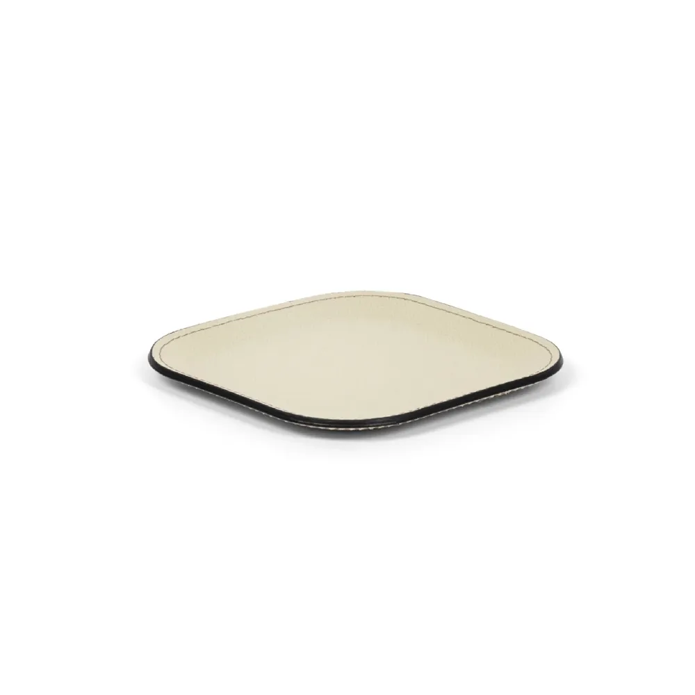 Square Calf Leather Tray