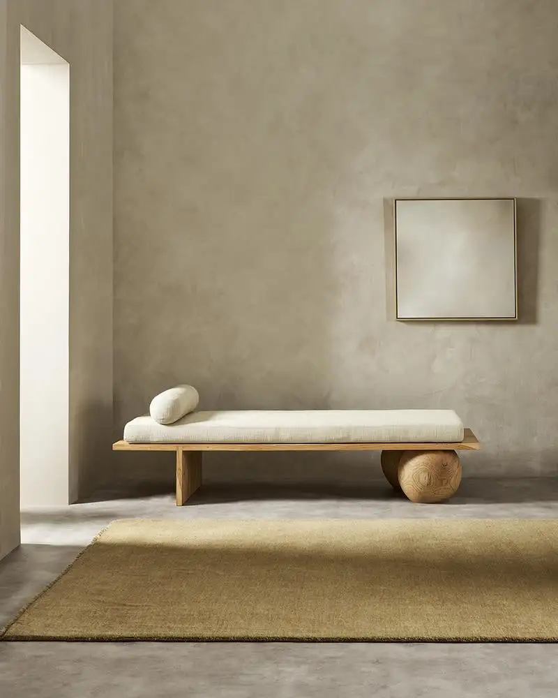 Wool Contemporary Textured Relaxed Area Rug