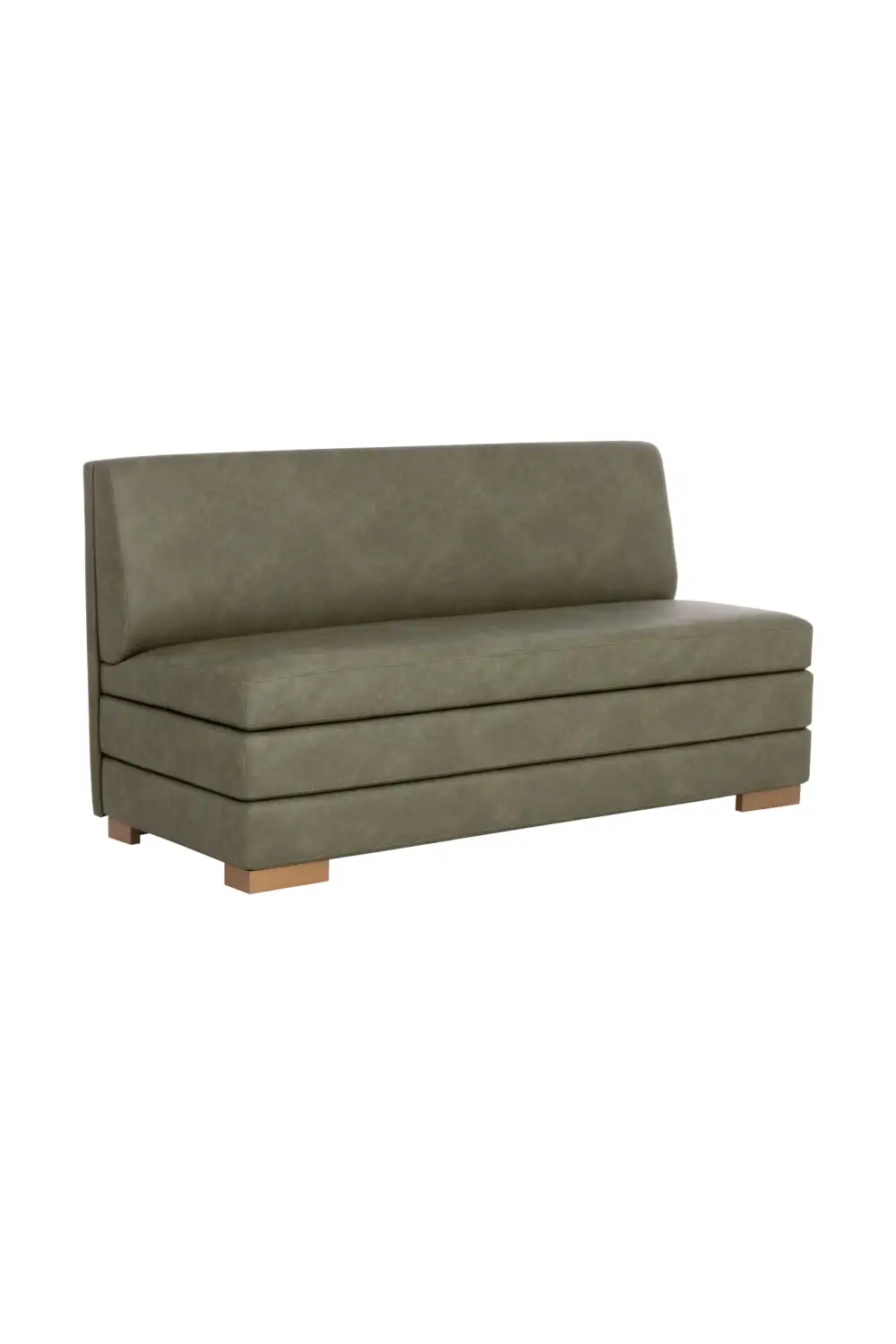 Modern Banquette Leather Banquette Bench