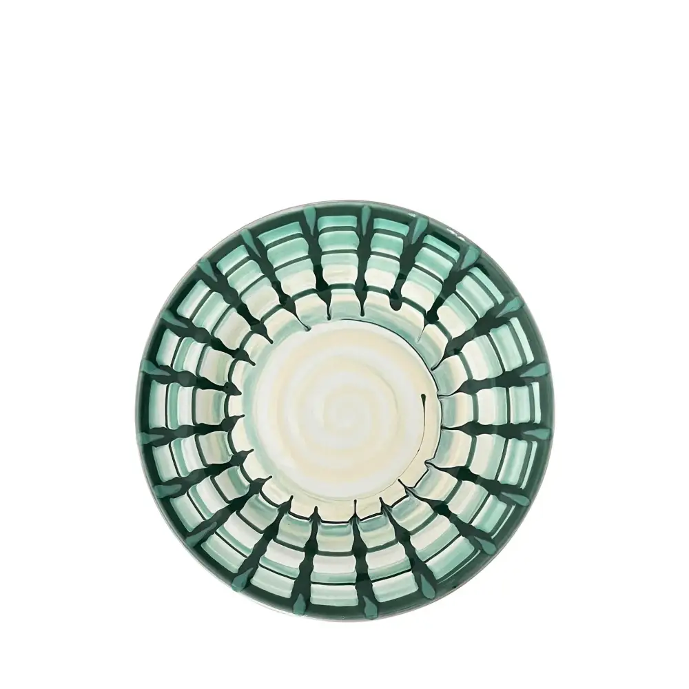 Coastal-Inspired Ceramic Dessert And Side Plate