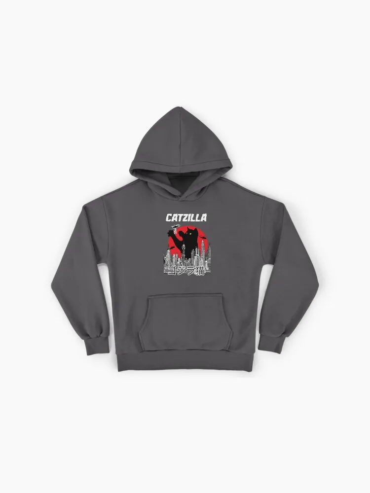 Catzilla Monster Illustration Hoodie