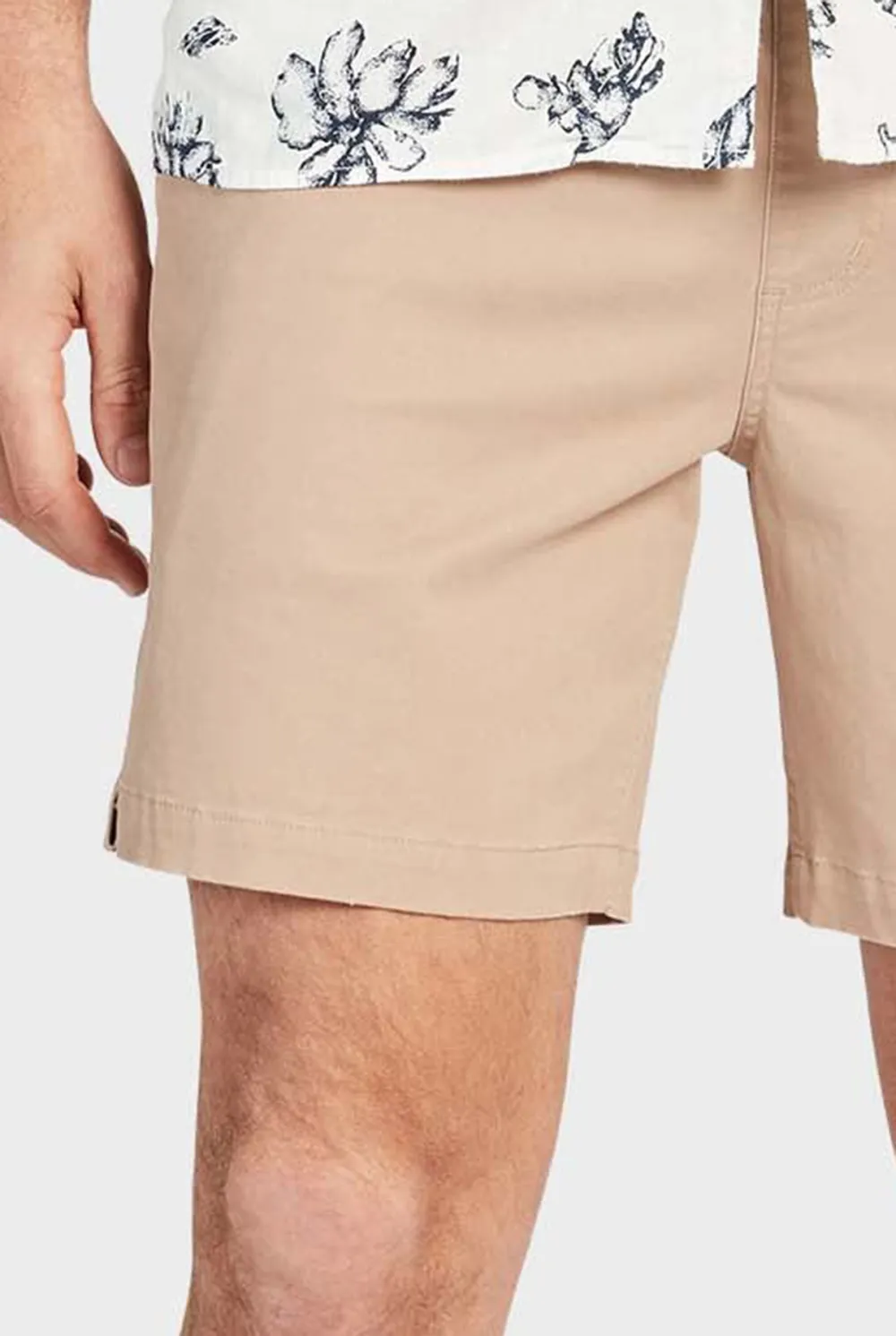 Classic Straight Cut Cotton Chino Casual Shorts