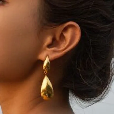 Classic Stainless Steel Dangle Earrings