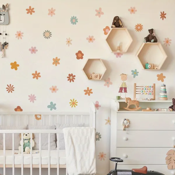 Cute Floral Wall Stickers