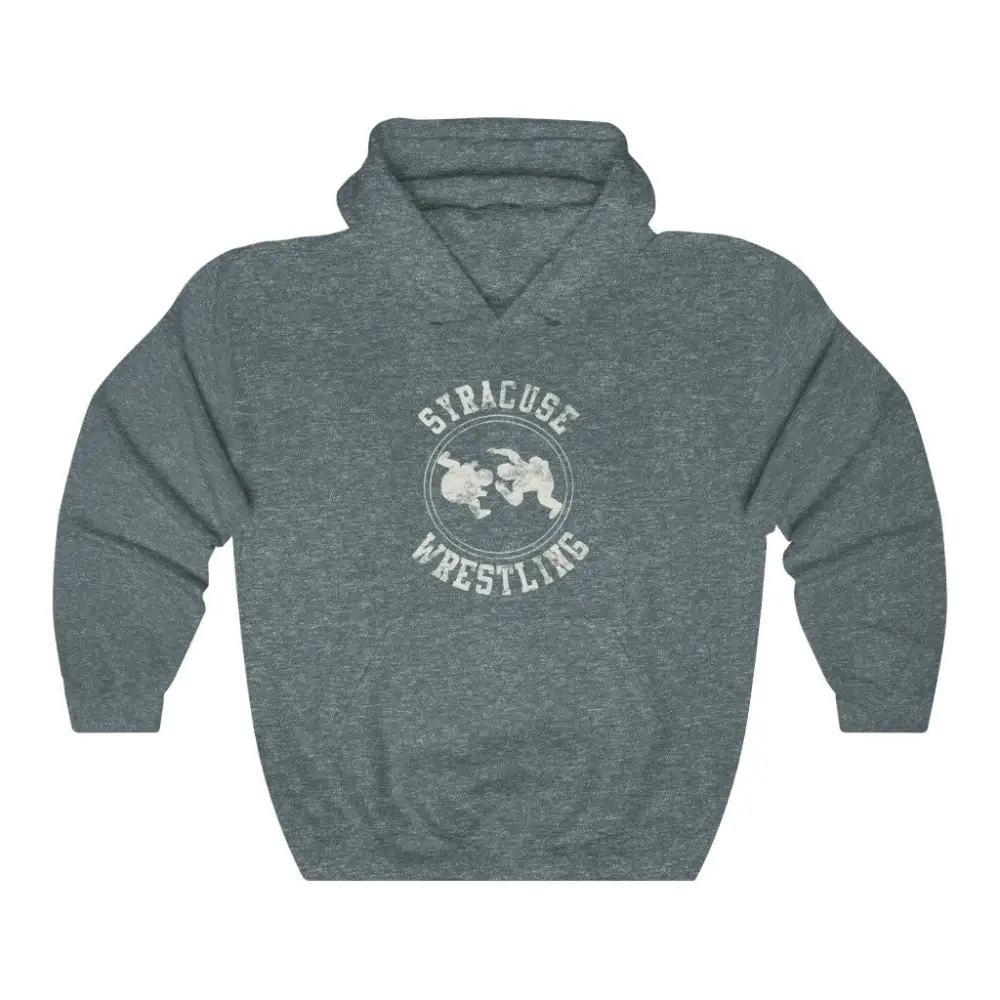 Everyday Vintage Badge Wrestling Graphic Pullover Hoodie