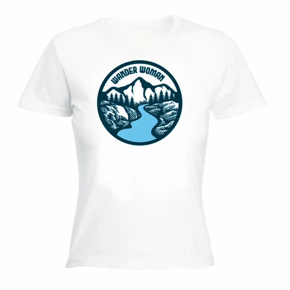 Camping Graphic Fitted Tee