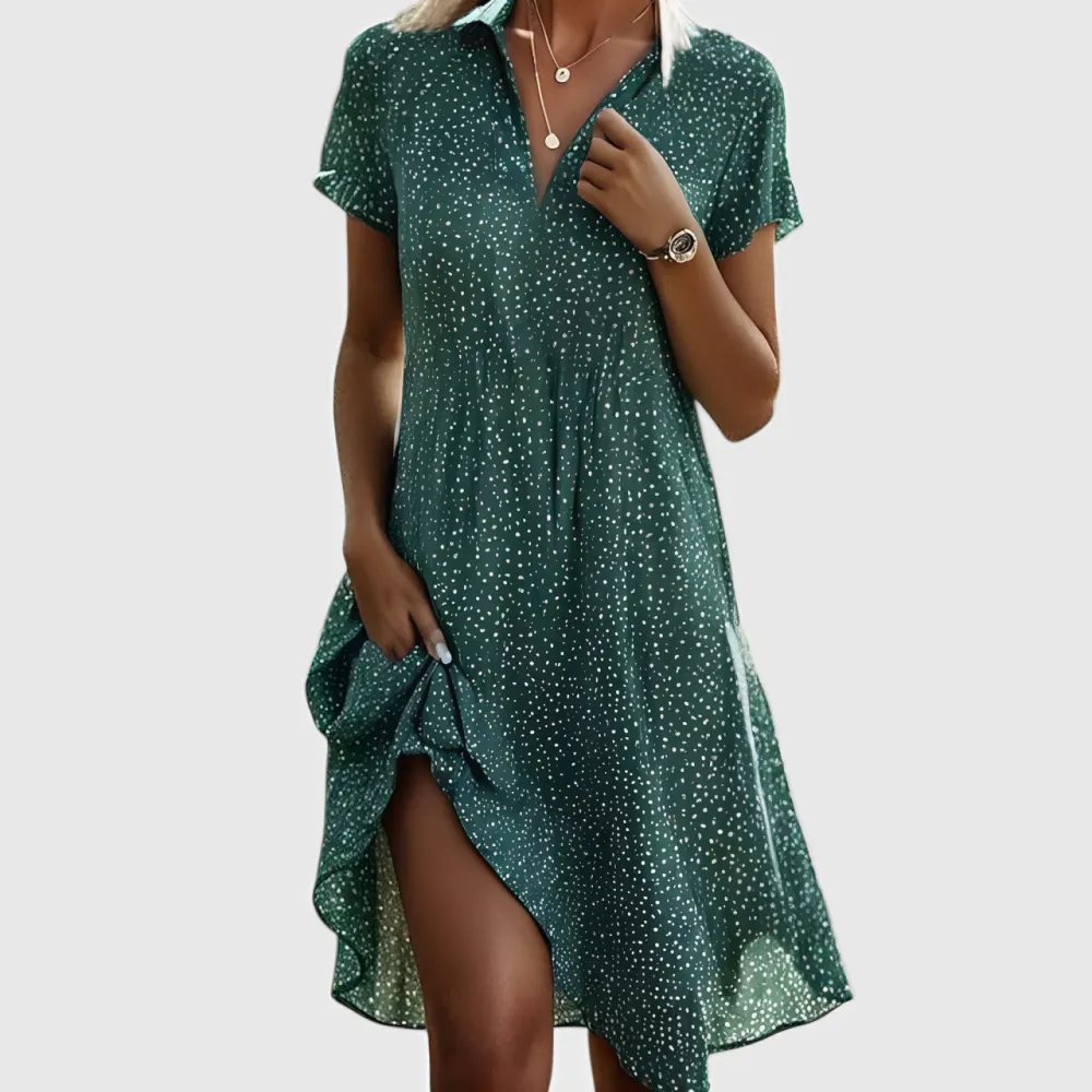 Short Sleeve Everyday Midi Dress