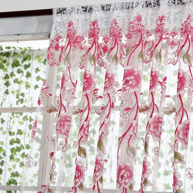 Baking Sheer Window Valance Panel