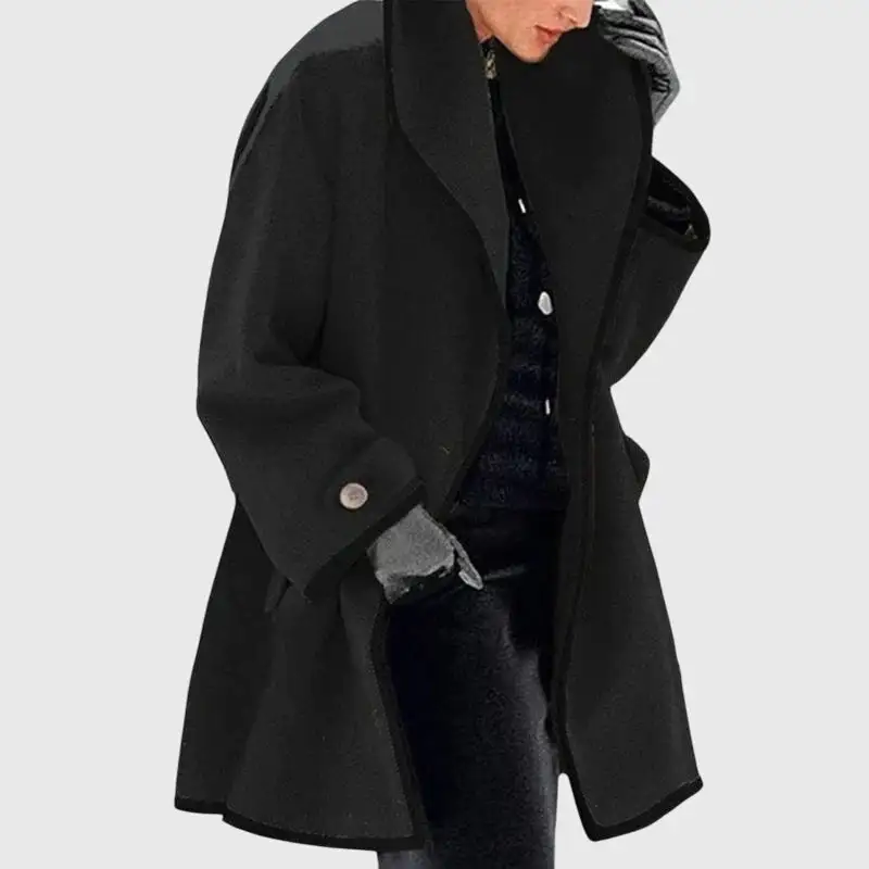 Button Front Pocketed Jacket