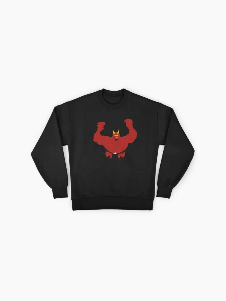 Cartoon Satan Character Art Sweatshirt