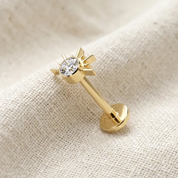 Distinctive Titanium Labret Stud