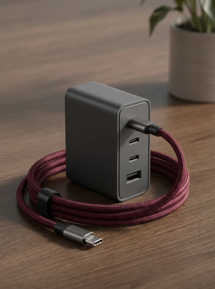 Braided Wall Charger and Cable Kit