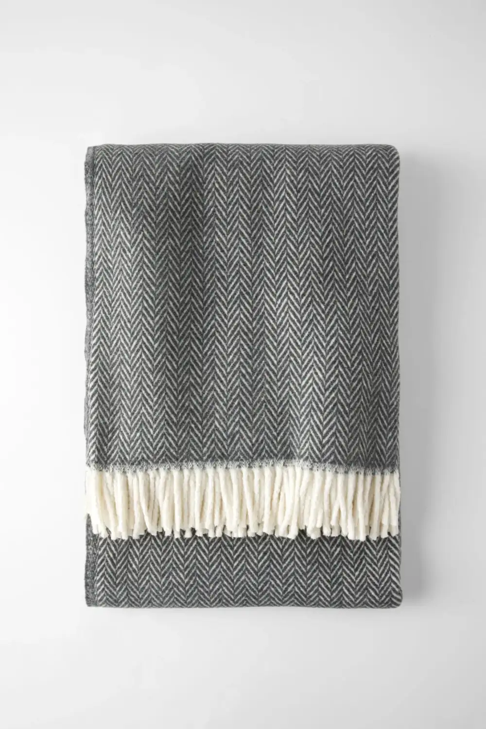 Textured Cotton Blend Throw
