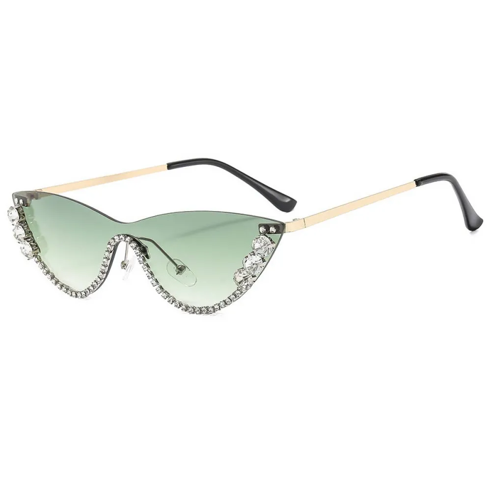 Rhinestone Cat Eye Sunglasses