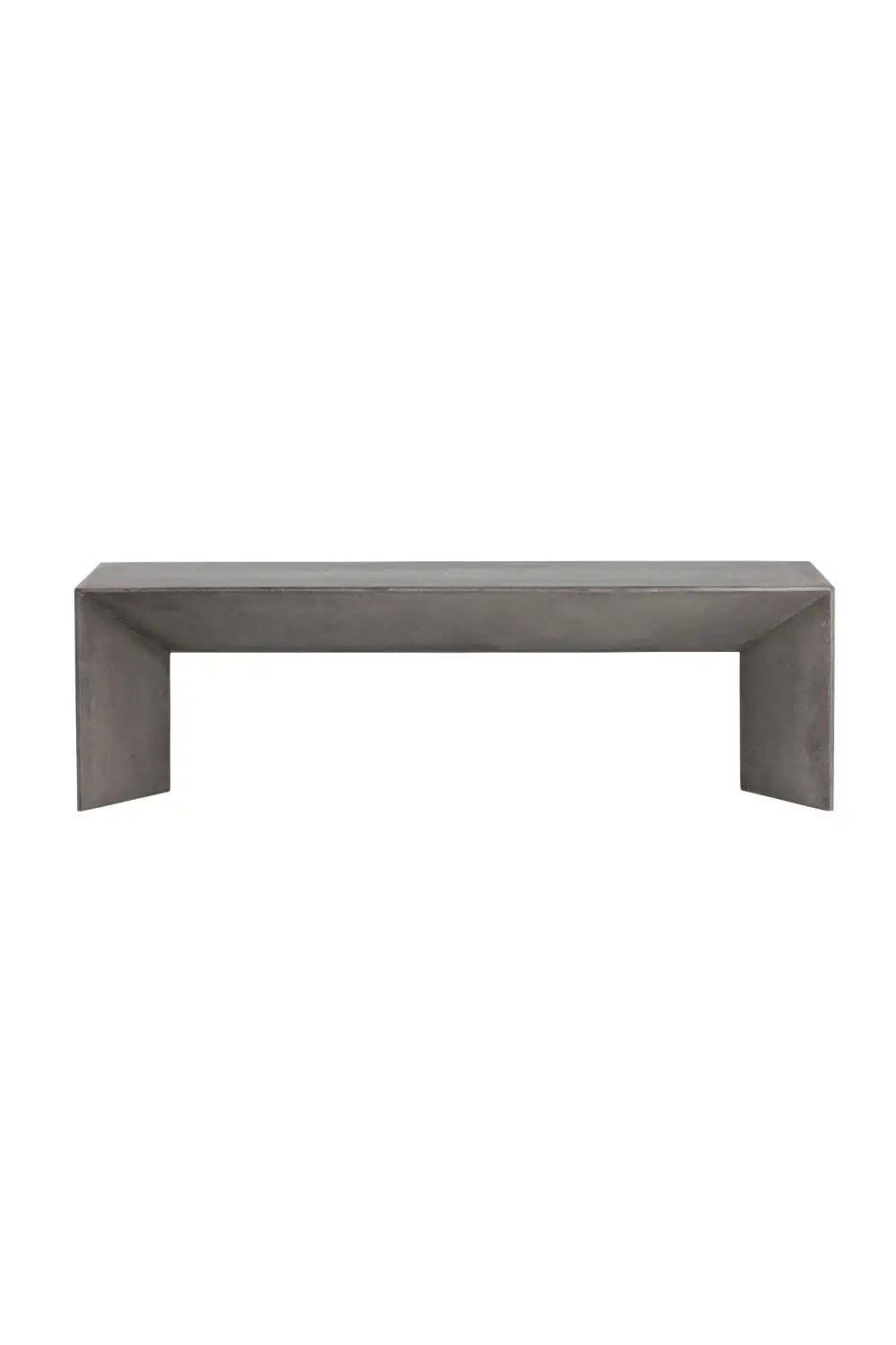Refined Concrete Outdoor Bench