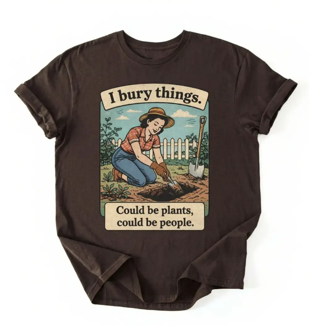 Plant Theme Light Graphic Cotton Tee
