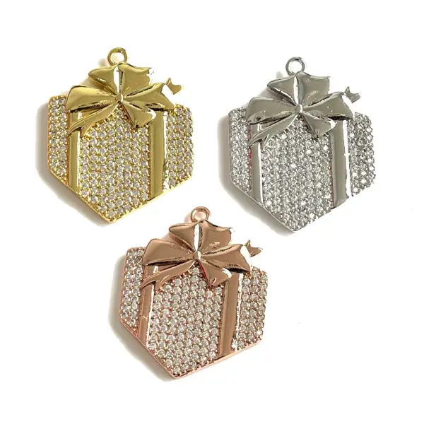 Refined Clean Form Hanging Charm
