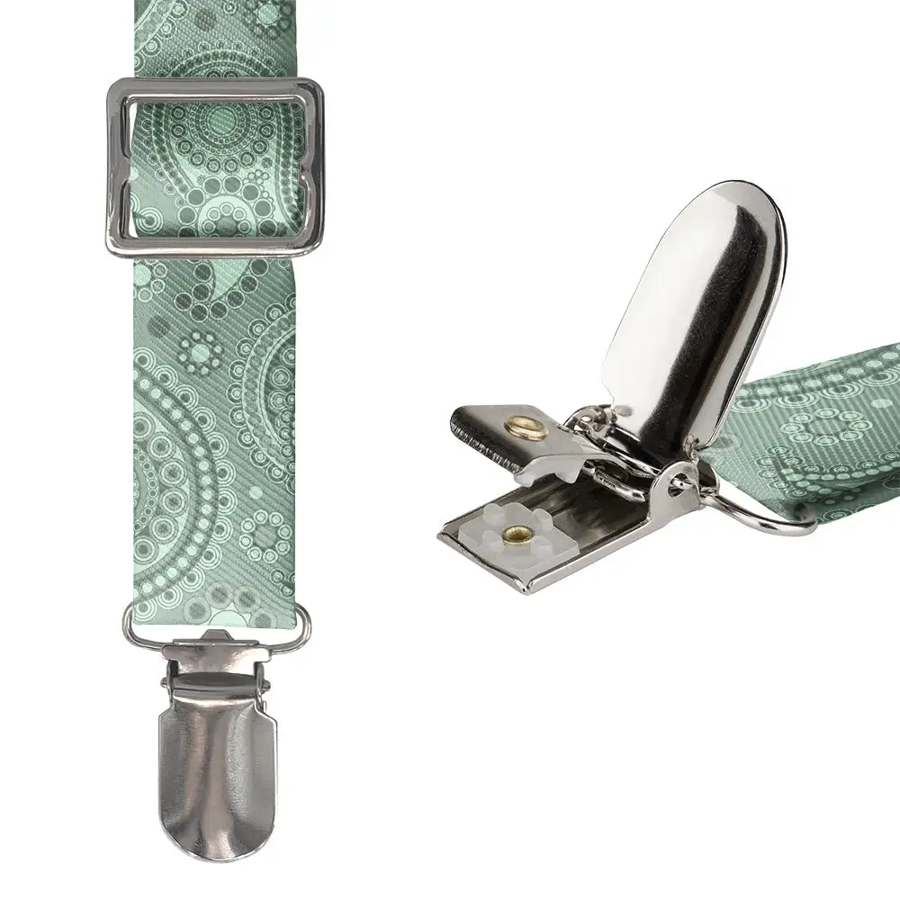 Goldie Paisley Pattern Suspenders