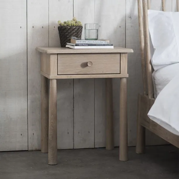 Oak Bedside Table