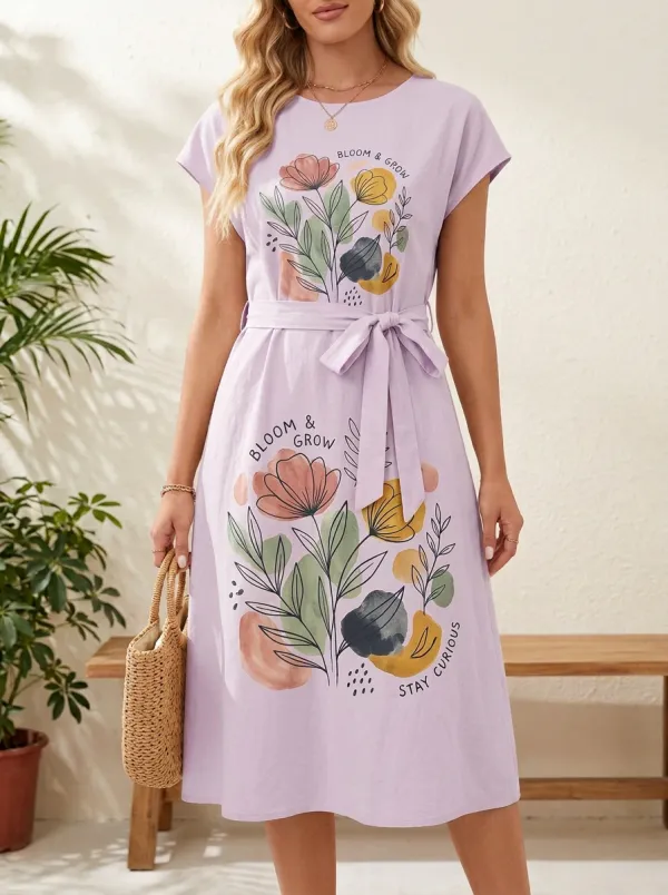 Floral Bloom And Grow Botanical Dress