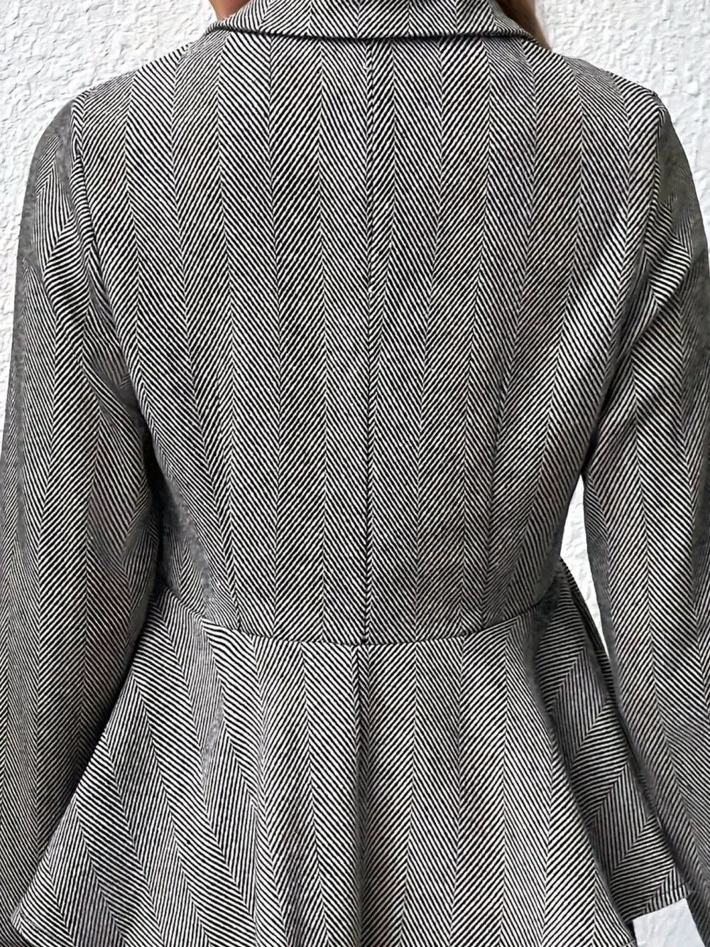 Plus Size Peplum Jacket