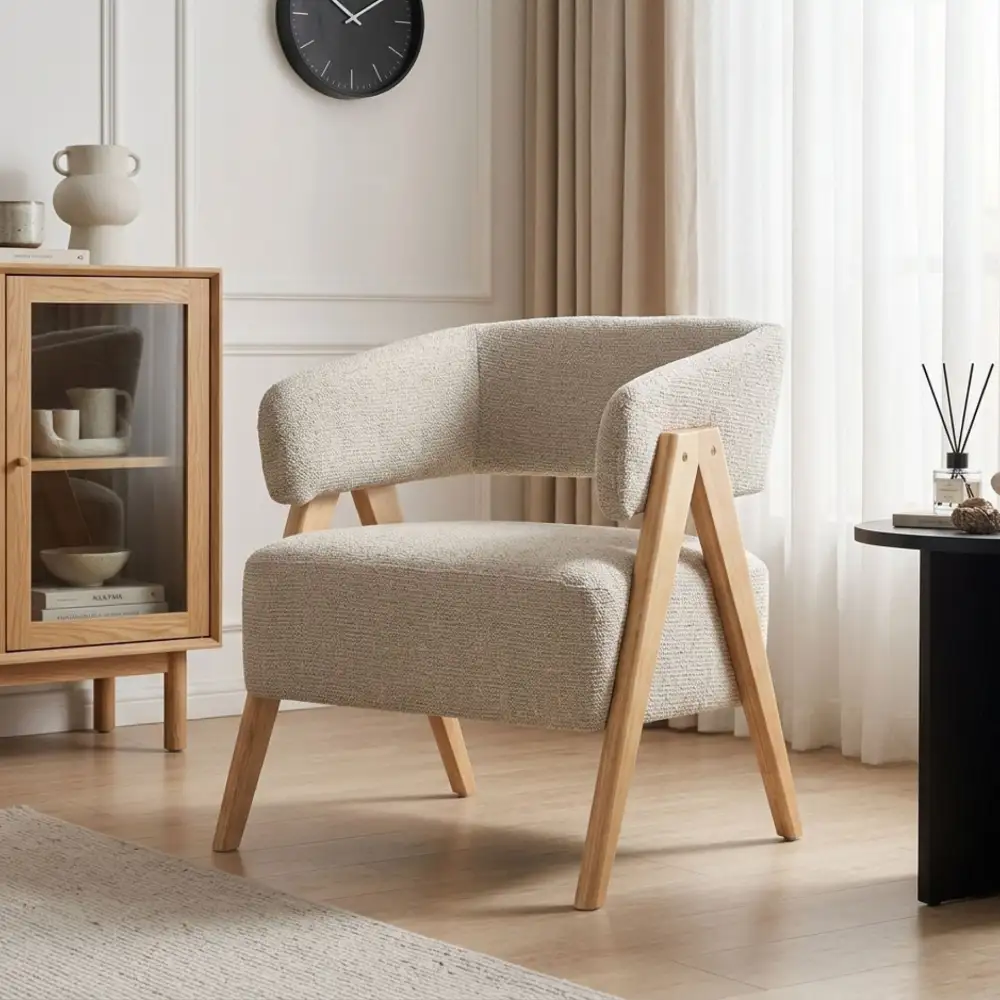 Reading Lounge Ready Chenille Armchair