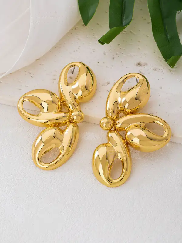 Refined Twisted Accent Earrings