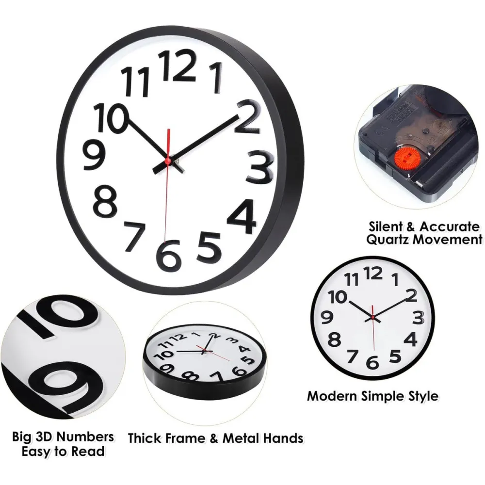 Round Simple Wall Clock